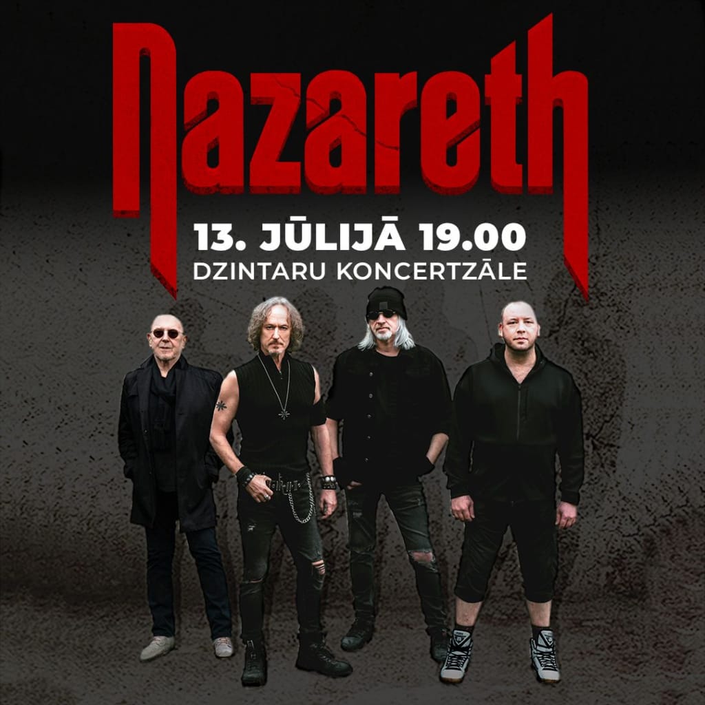 Leģendārie NAZARETH uzstāsies Jūrmalā!!!